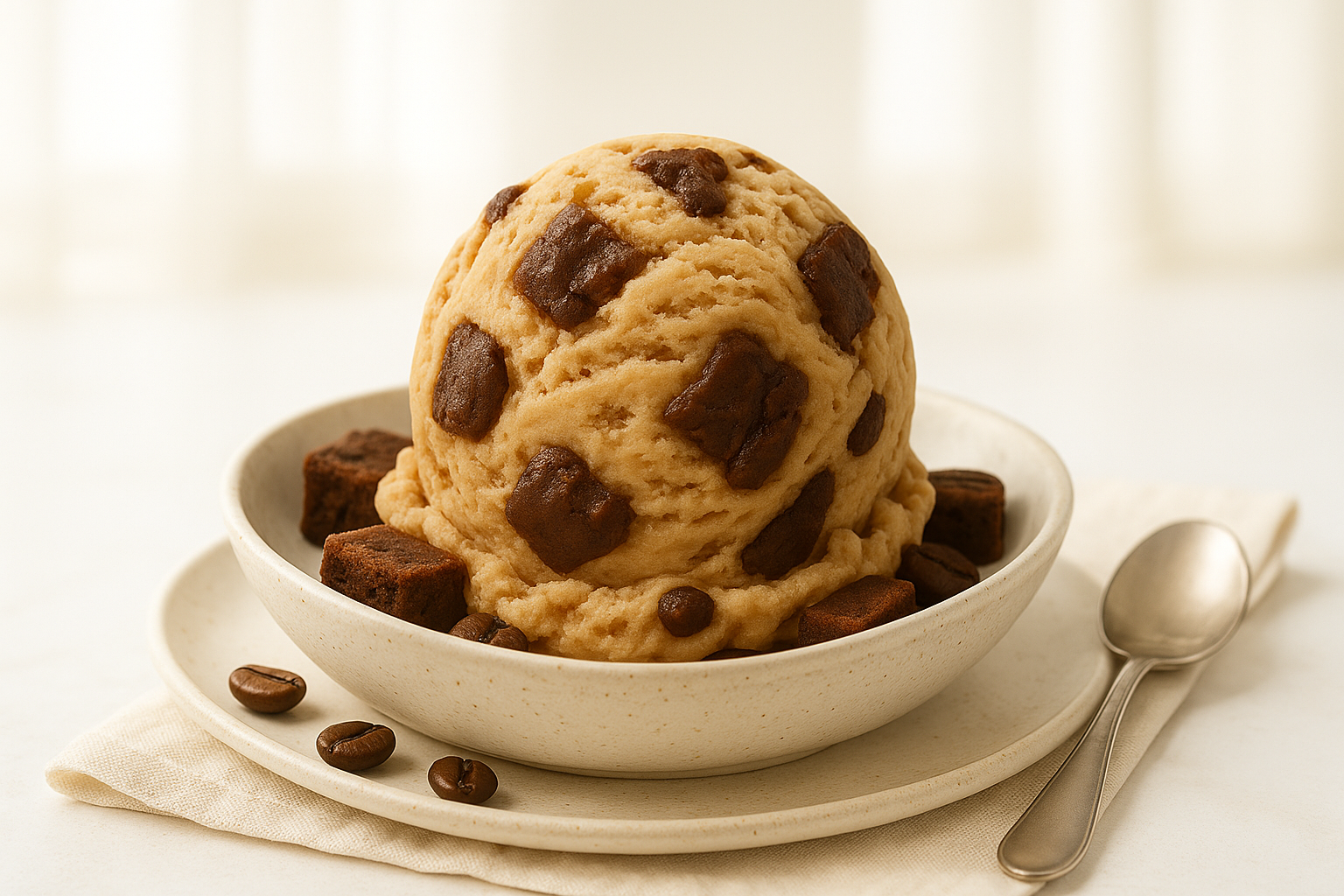 Coffee Brownie Bliss inspired ice-cream (illustrative image)